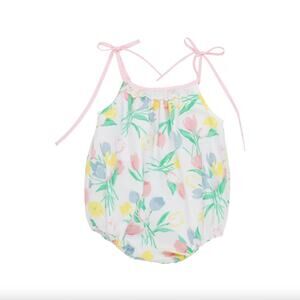 TBBC Junie B Bubble Elizabethtown Tulips Palm Beach Pink Worth Ave White 3T NWT